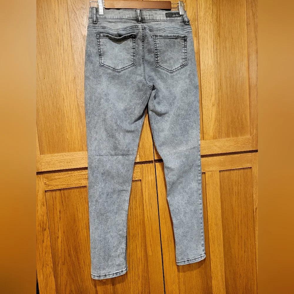 Justice Brand Gray Skinny Jeans. Girls Size 16